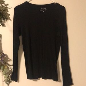 Casual black long sleeve